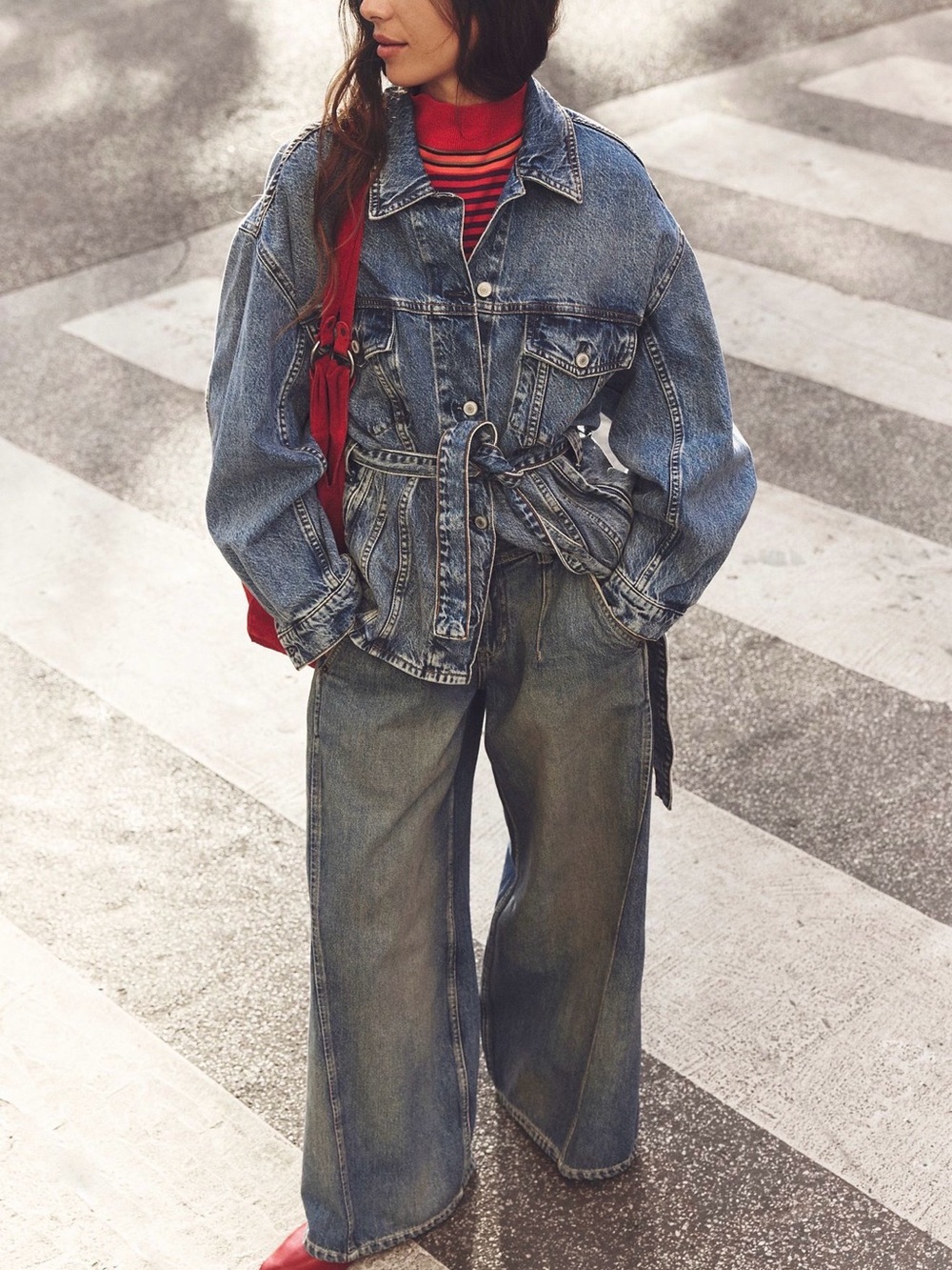 We The Free Knotted Denim Jacket - Picture 5 of 10